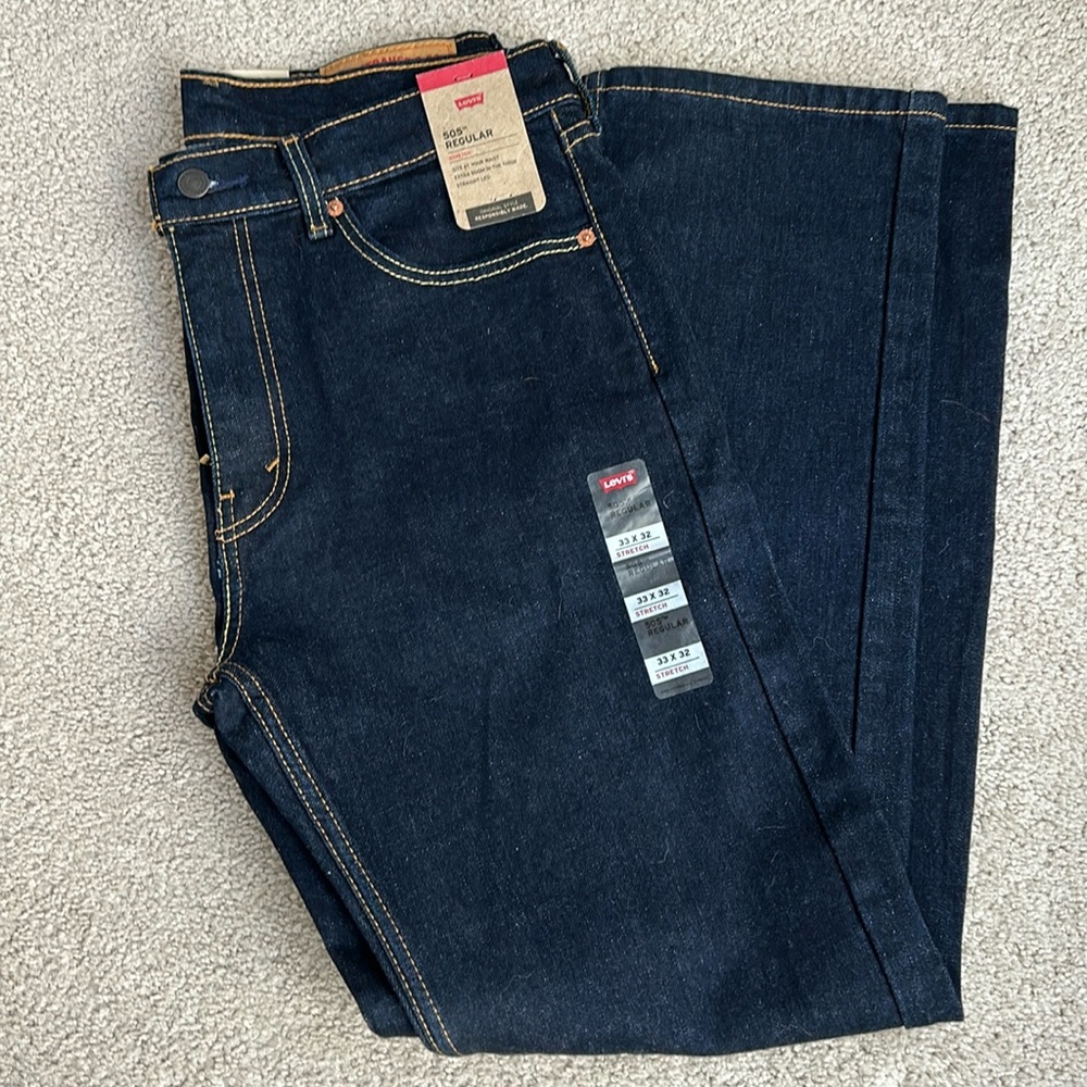 Mens Levi 505 Regular Jeans